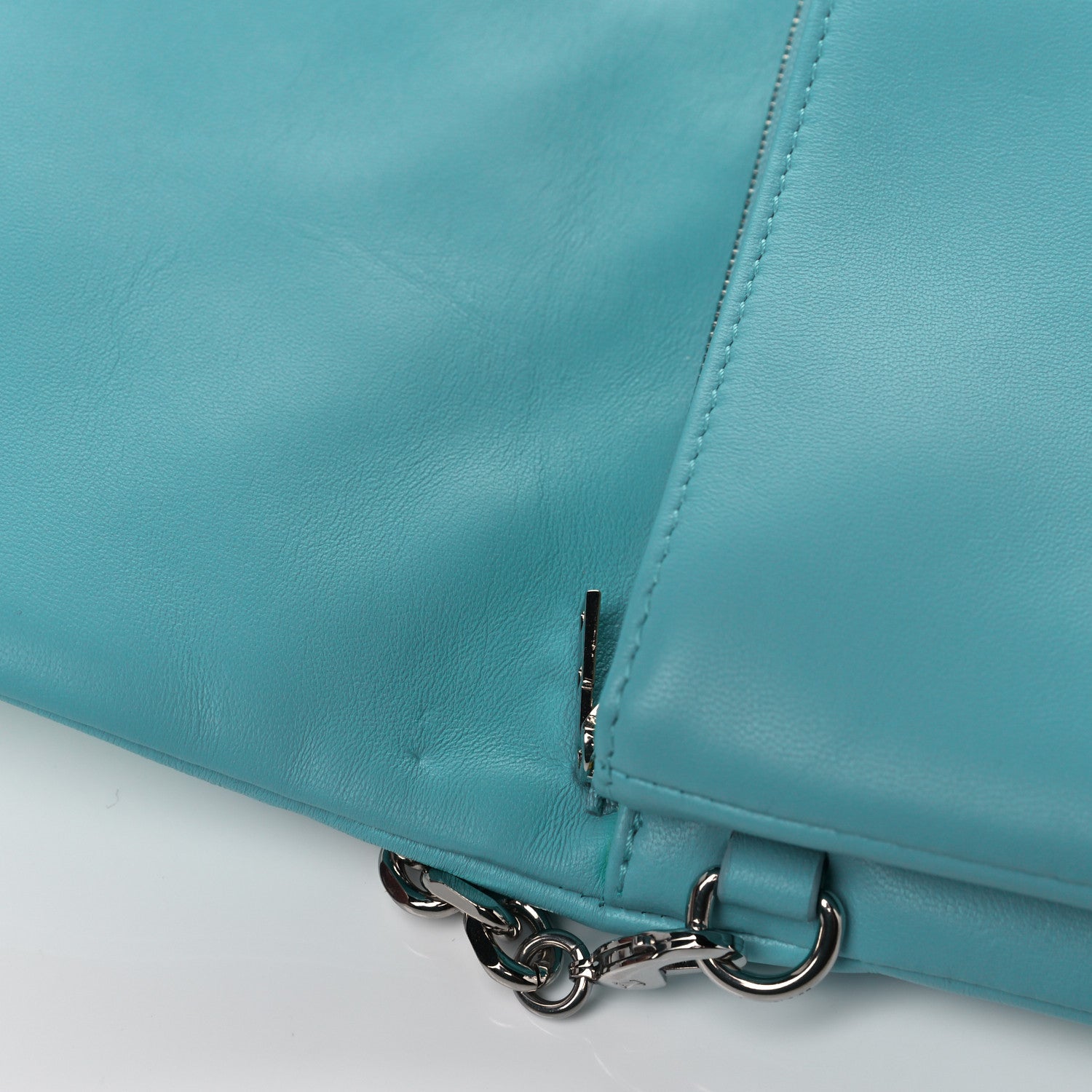 Louis Vuitton Lambskin Embossed Monogram Vuittamins Pochette Coussin Menthe Jaune 5 of 6