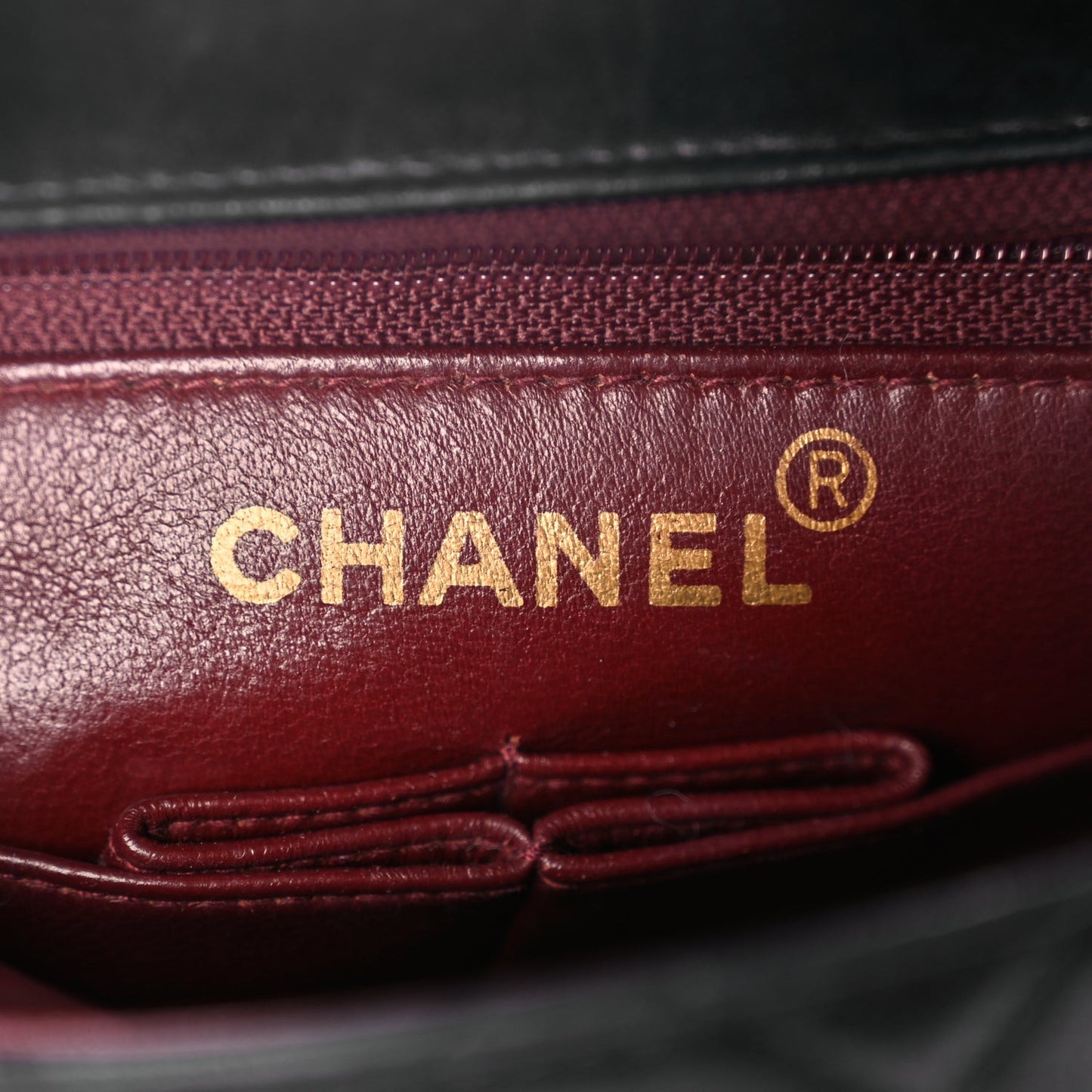 Lambskin Quilted Small Single Flap Black Black