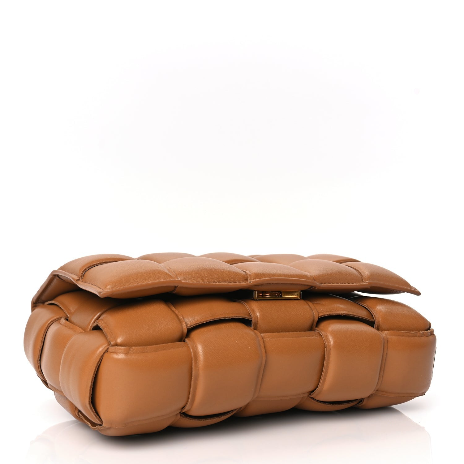 Bottega Veneta Nappa Maxi Intreccio Padded Cassette Crossbody Bag Caramel 3 of 8