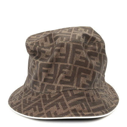 Fendi FENDI Technical Fabric FF Reversible Bucket Hat L Tobacco Beige 4 of 6