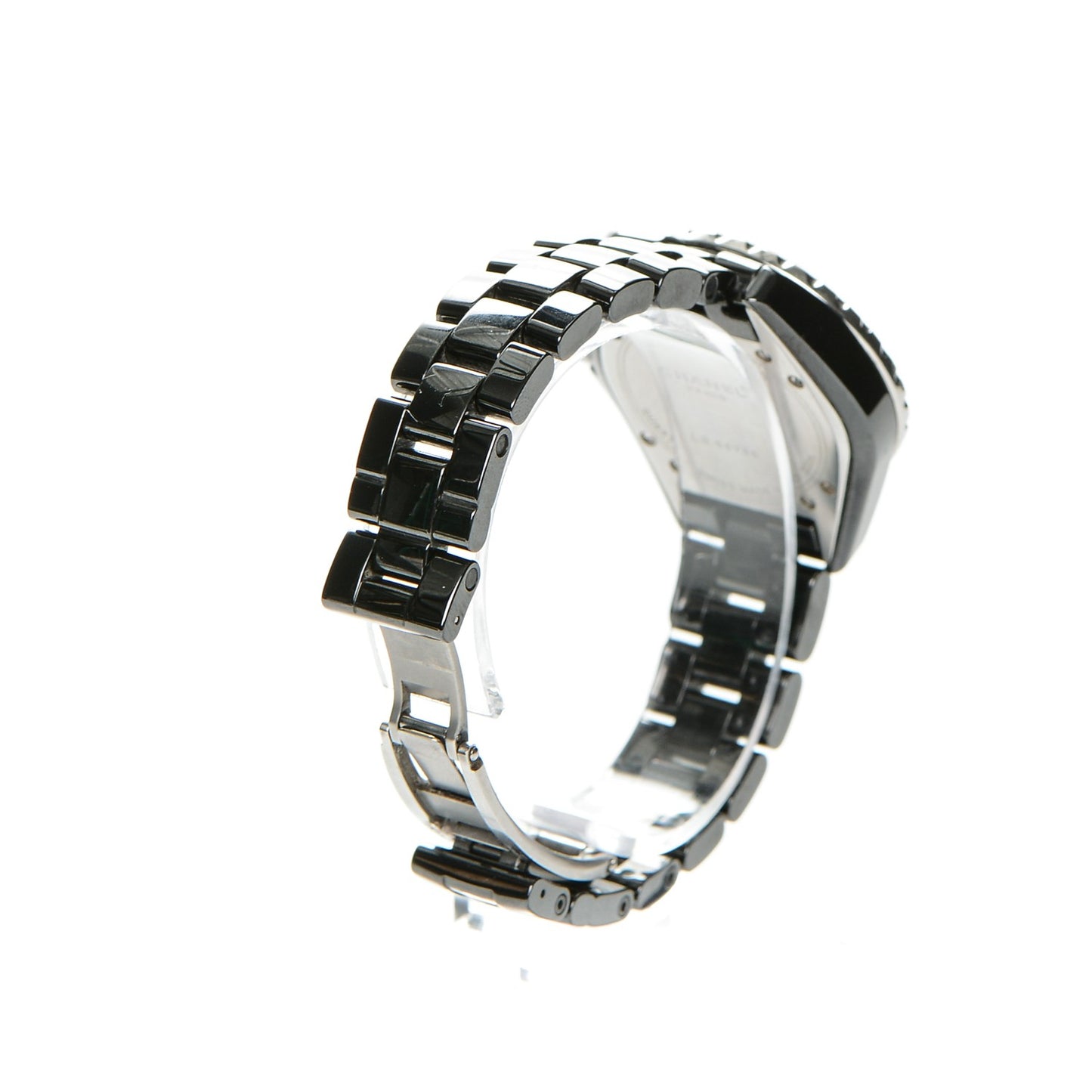 Stainless Steel Ceramic Ruby 33mm J12 Quartz Watch Black