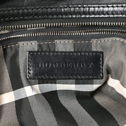 Burberry Lambskin Studded Small Edenham Satchel Black 7 of 35