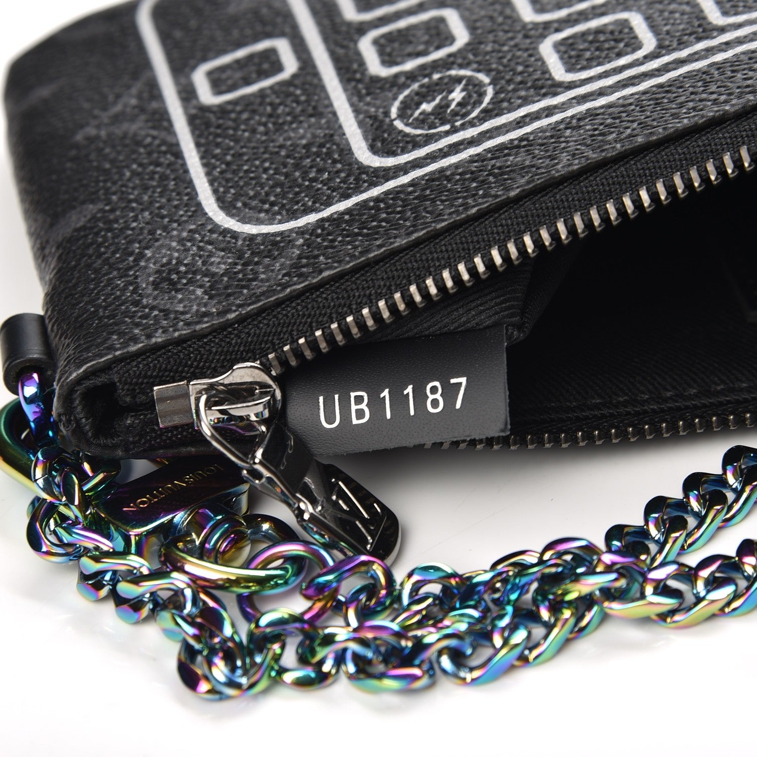 Louis Vuitton Monogram Eclipse Flash Fragment IPhone Pouch 7 of 8