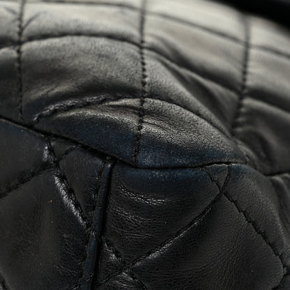Chanel Washed Lambskin Quilted Maxi Single Flap Black 7 of 24