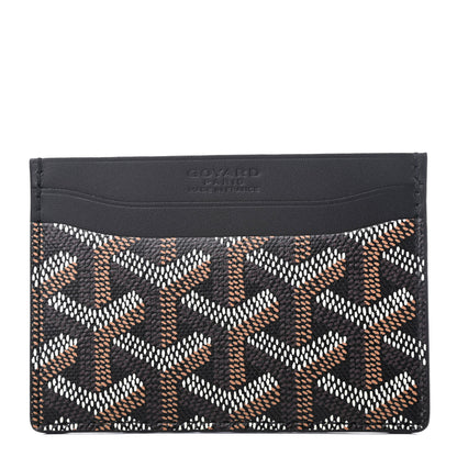 Goyard Goyardine Saint Sulpice Card Holder Black 1 of 7