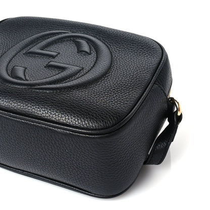 Gucci Pebbled Calfskin Small Soho Disco Bag  Black 9 of 9