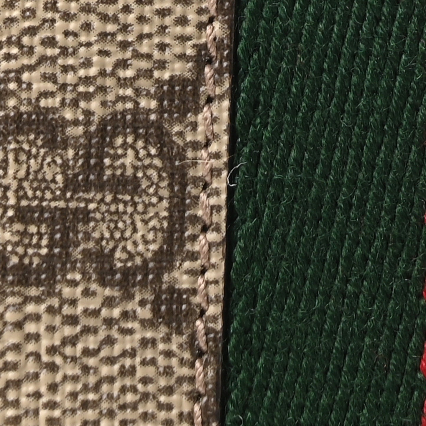 GG Supreme Monogram Web Mini Ophidia Round Backpack Brown