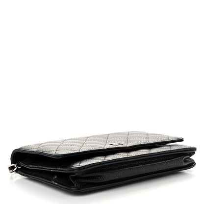 Chanel Caviar Quilted Wallet on Chain WOC Black 4 of 13