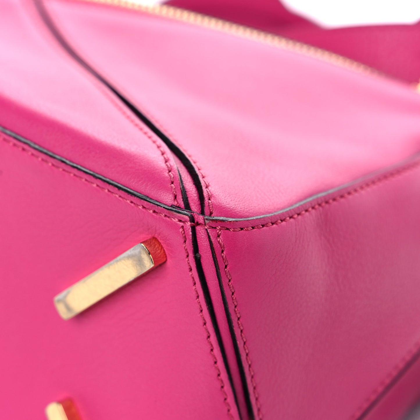 Calfskin Small Puzzle Bag Fuchsia