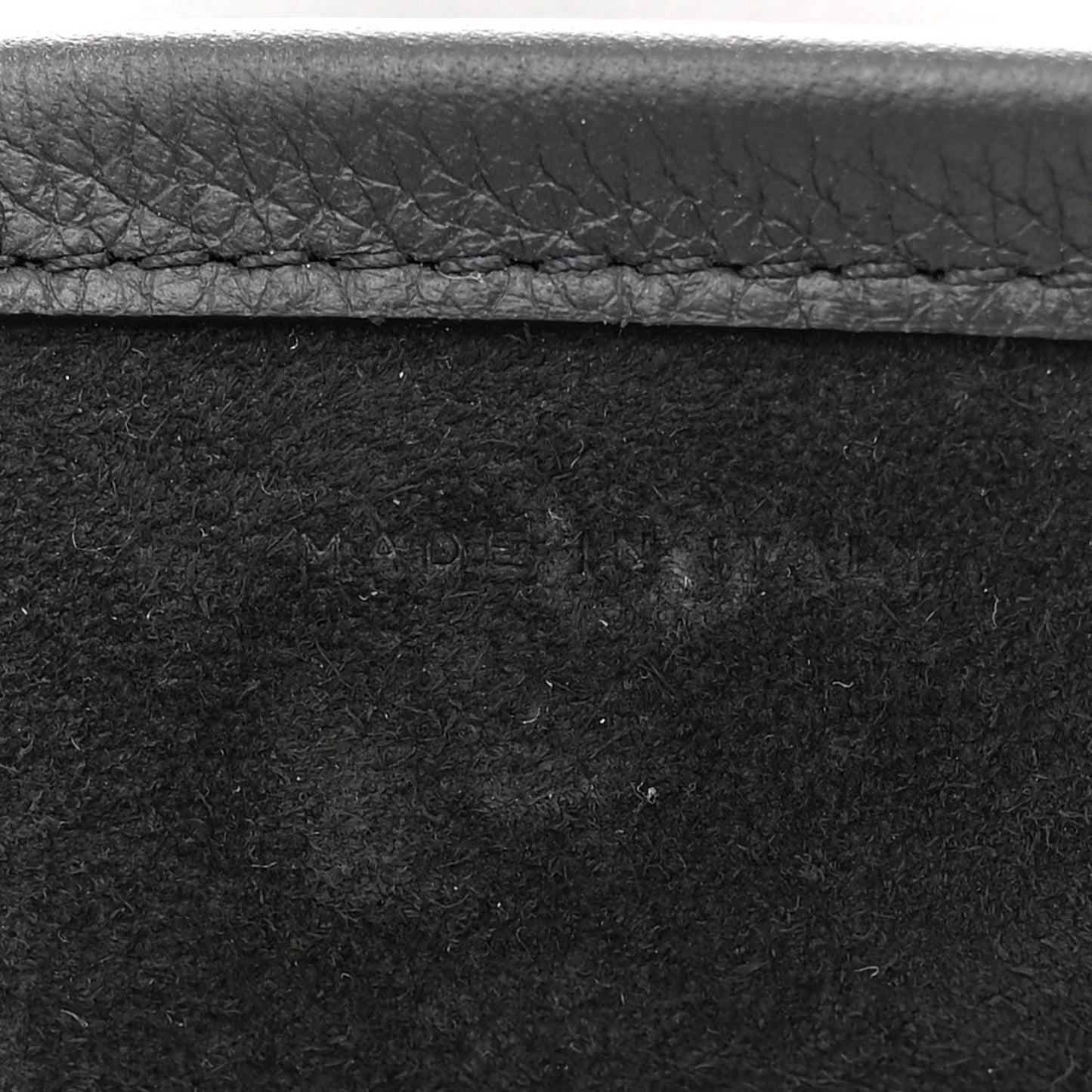 Grained Calfskin Large N/S Park Tote Black