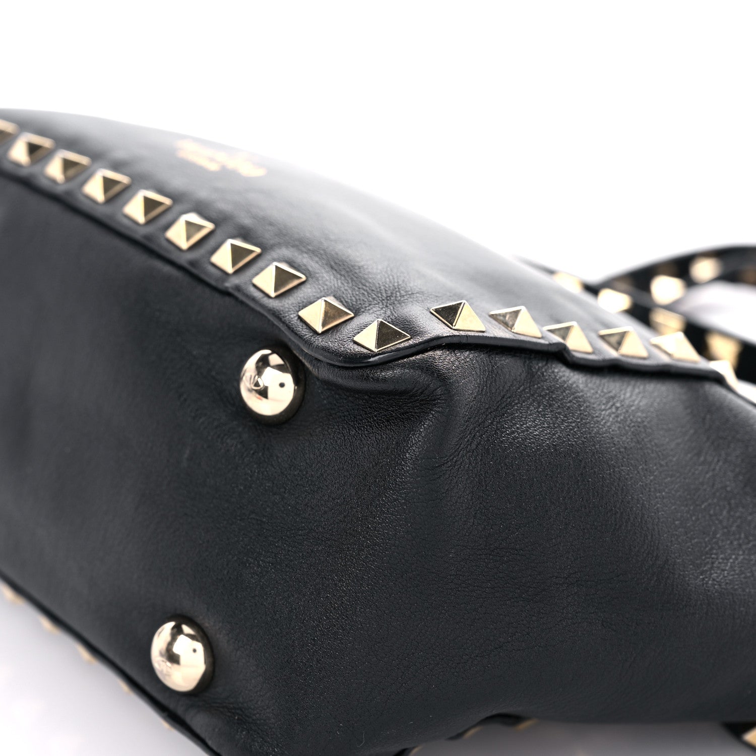 Valentino Garavani Vitello Mini Rockstud Tote Black 12 of 29