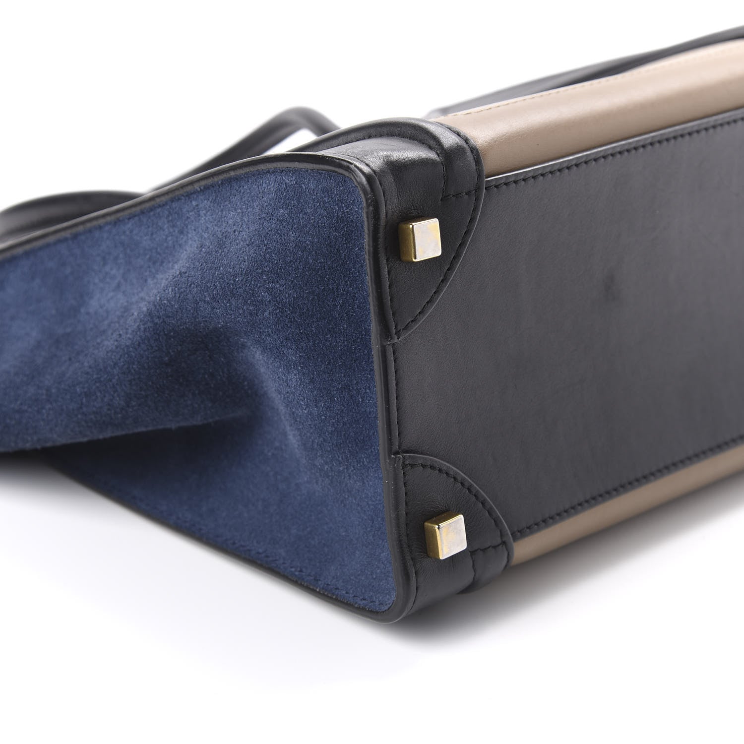 Celine Smooth Calfskin Micro Tri-Color Luggage Dune 6 of 9