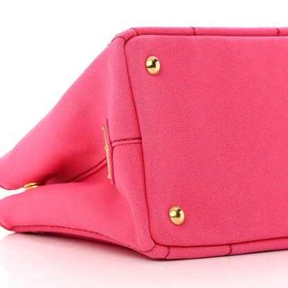 Prada Canapa Small Logo Tote Peonia 10 of 17