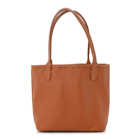 Goyardine Reversible Mini Anjou Black Gold