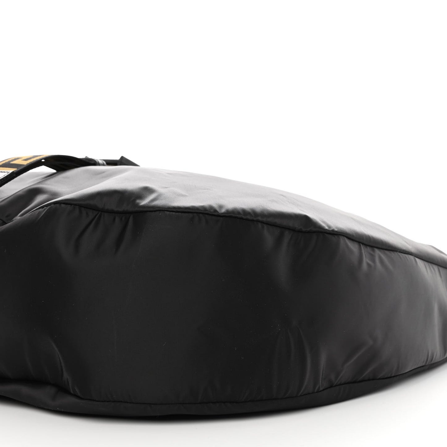 Nylon Greca Buckle Hobo Black