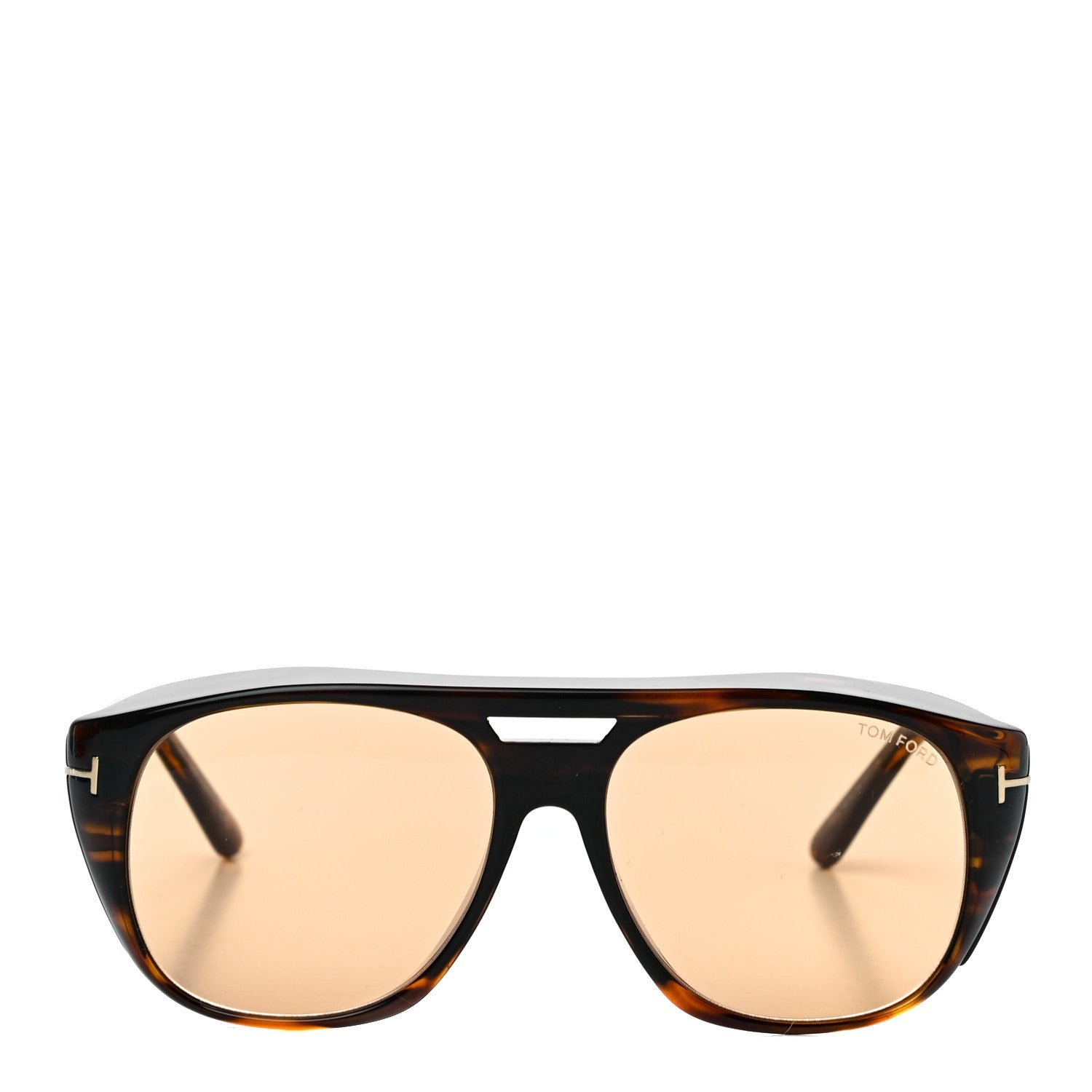 Tom Ford Acetate Fender Aviator Sunglasses TF799 Tortoise 2 of 6