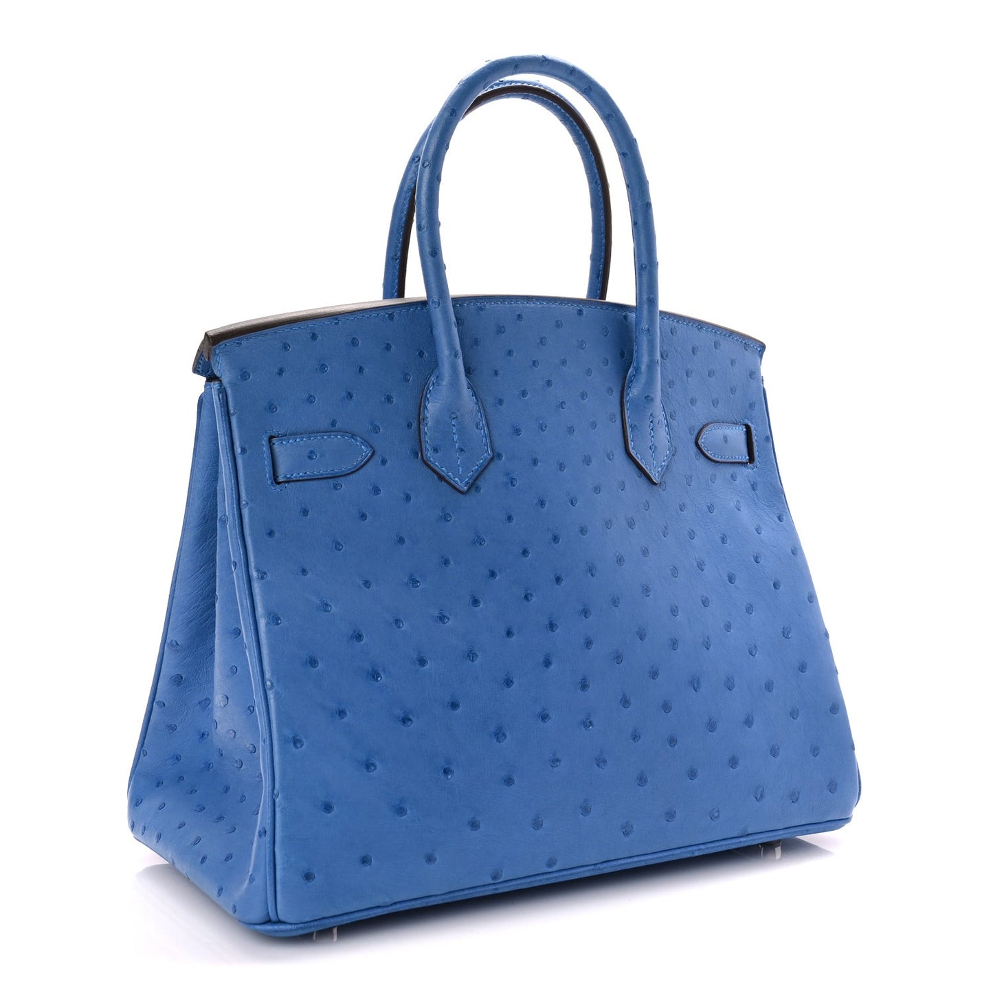 Ostrich Birkin 30 Mykonos