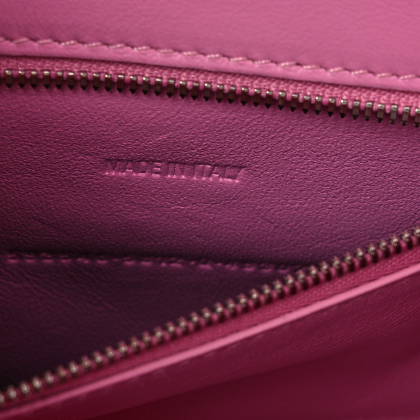 Washed Denim BB Monogram Hourglass Top Handle Bag Small Pink