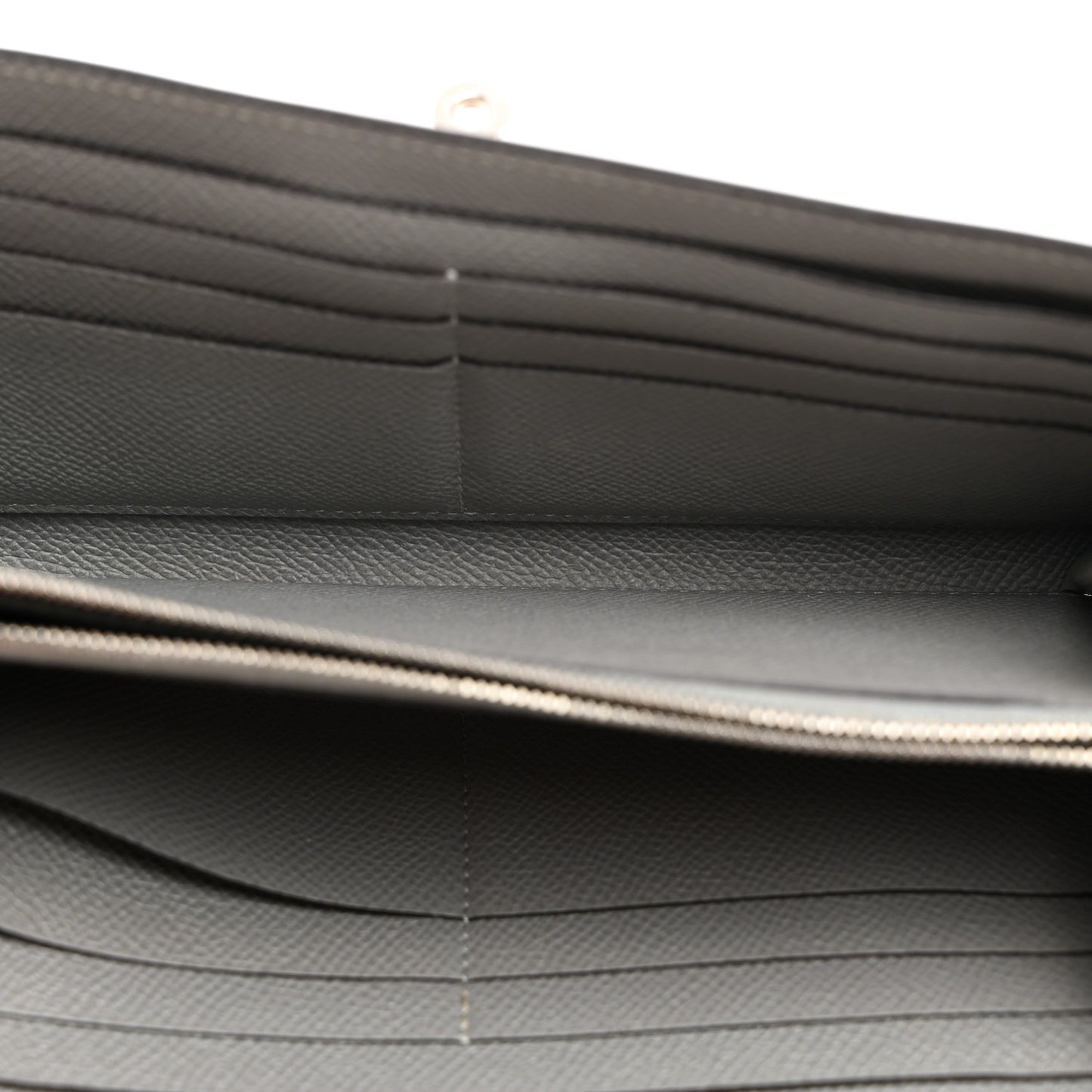 Epsom Kelly Longue Wallet Gris Mouette