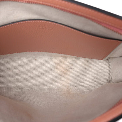 Gucci Monogram Textured Dollar Calfskin Ophidia Pouch Cloche  Rose Pink 6 of 7