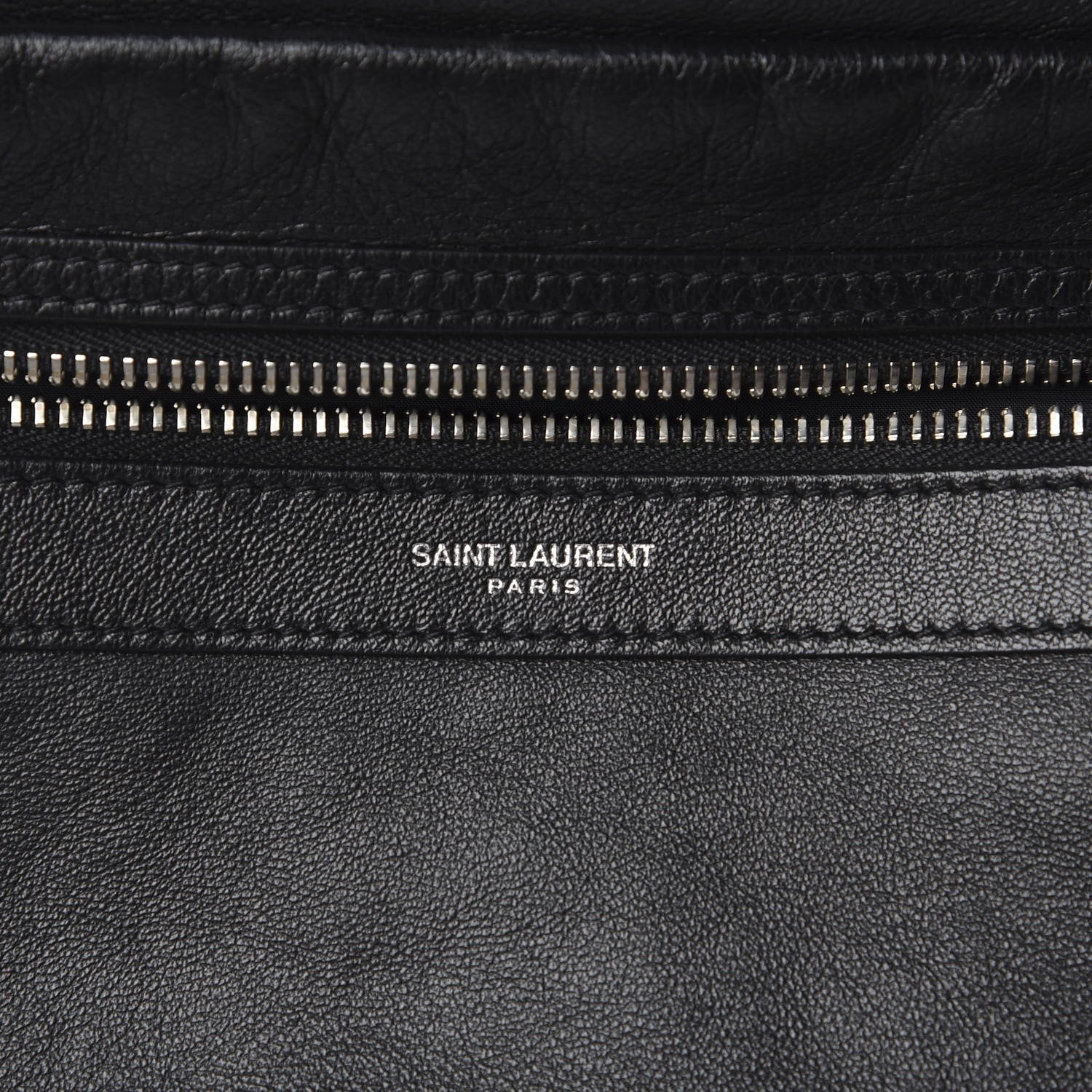 Saint Laurent Lambskin Sid Messenger Bag Black 8 of 11