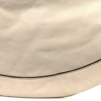 Gucci Calfskin Peggy Bamboo Top Handle Hobo Ivory 21 of 23