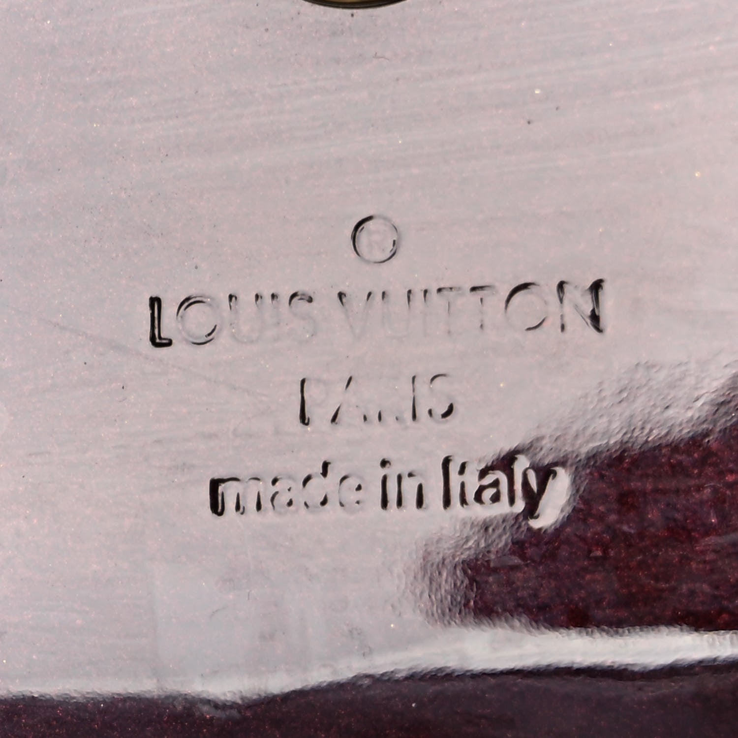 Louis Vuitton Patent Sobe Clutch Amarante 6 of 15