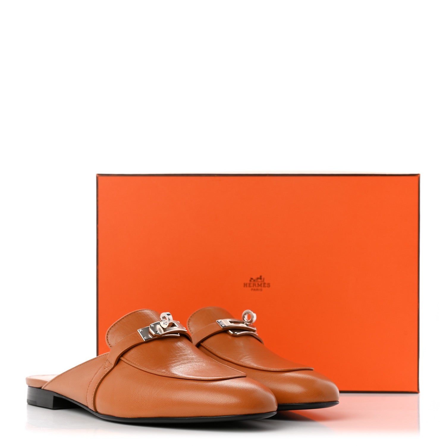 Hermes Heritage Calfskin Oz Mules 40 Naturel 11 of 11