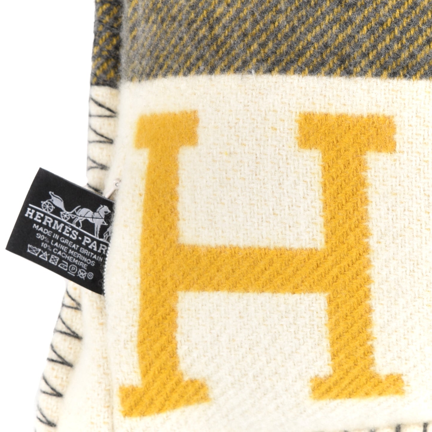 Wool Cashmere Avalon III Pillow PM Gris Soleil