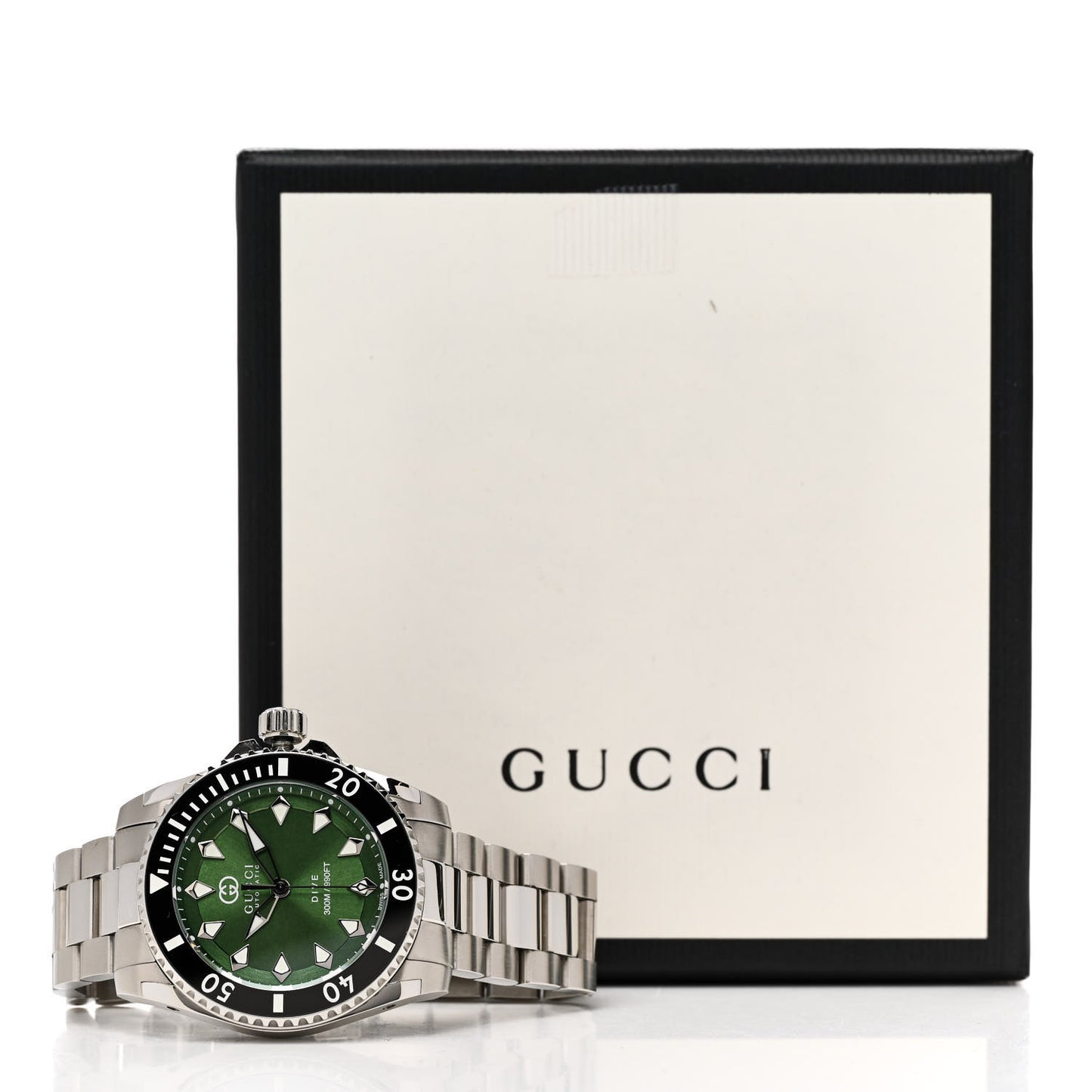 Stainless Steel 40mm Dive Automatic Watch Green