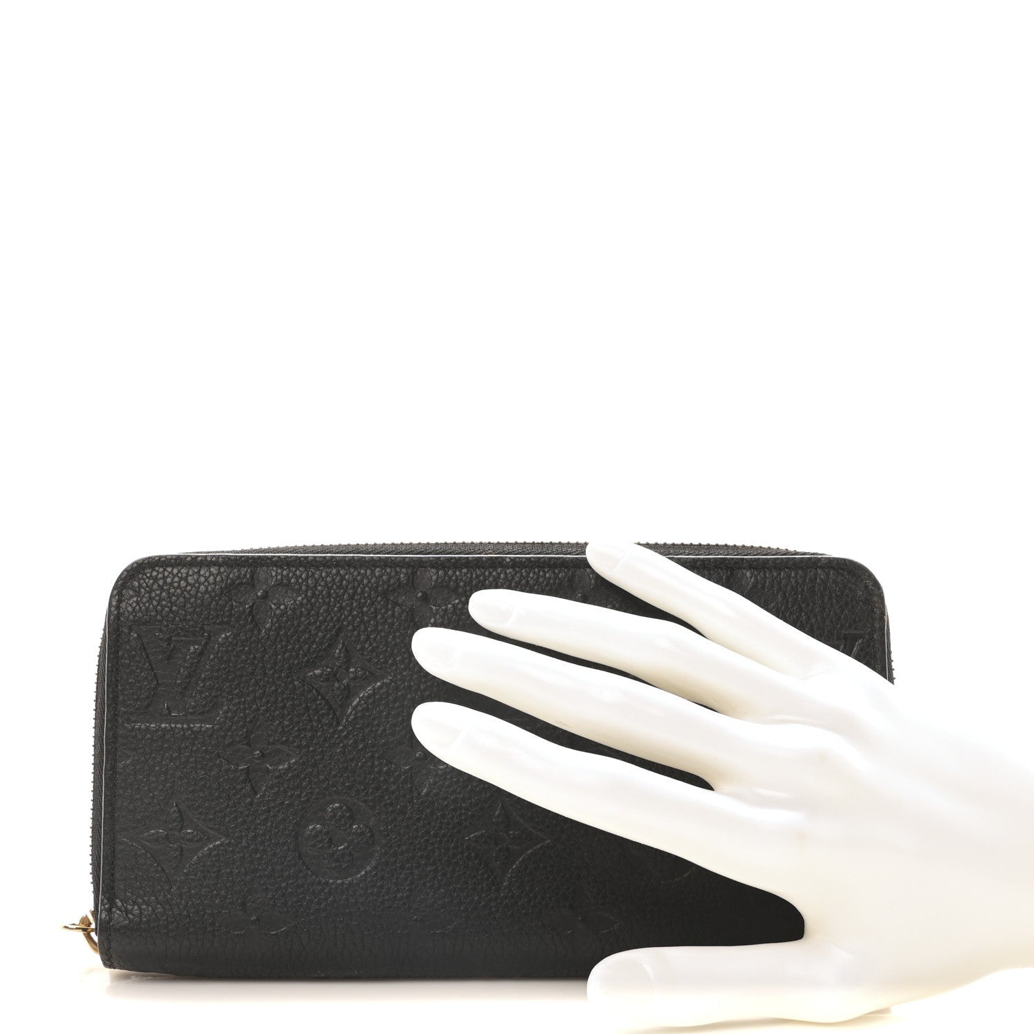 Louis Vuitton Empreinte Zippy Wallet Black 2 of 7