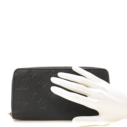 Louis Vuitton Empreinte Zippy Wallet Black 2 of 7