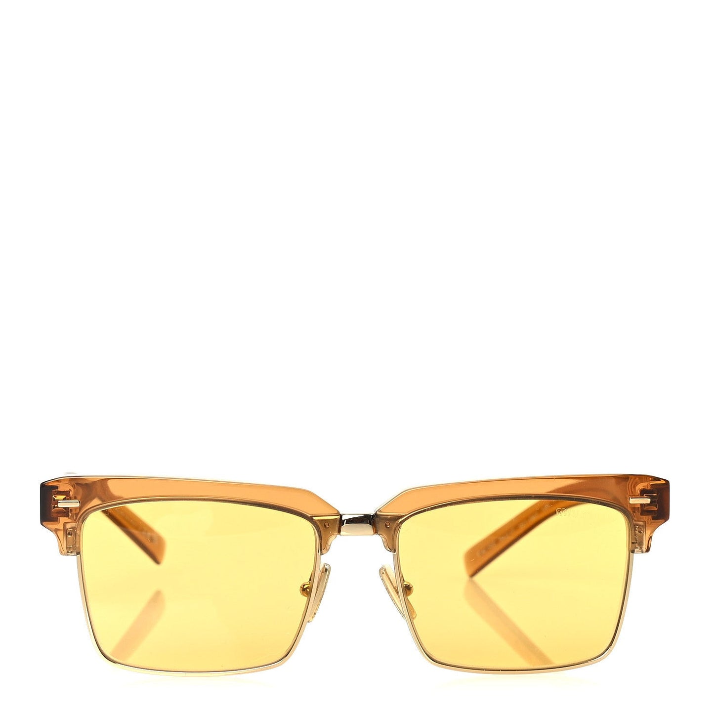 Acetate Square SMU10Z Sunglasses  Transparent Caramel