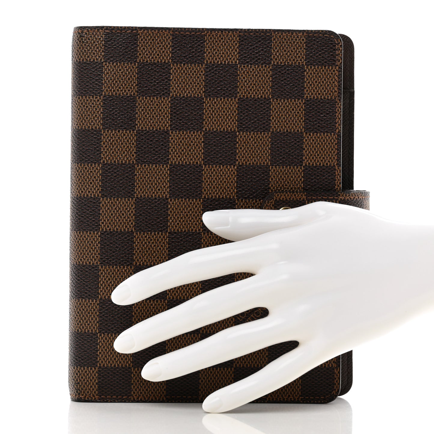 Damier Ebene Medium Ring Agenda Cover