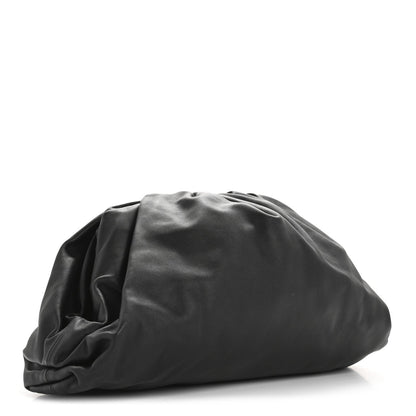 Bottega Veneta Smooth Butter Calf The Pouch Oversized Clutch Black 3 of 7