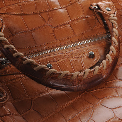 Balenciaga Crocodile City Camel 7 of 10