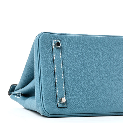 Hermes Togo Birkin 30 New Bleu Jean 9 of 10