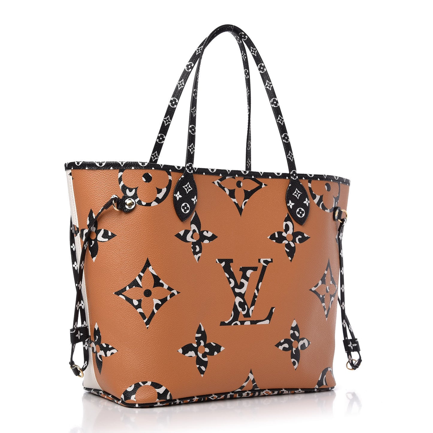 Monogram Giant Jungle Neverfull MM Ivory