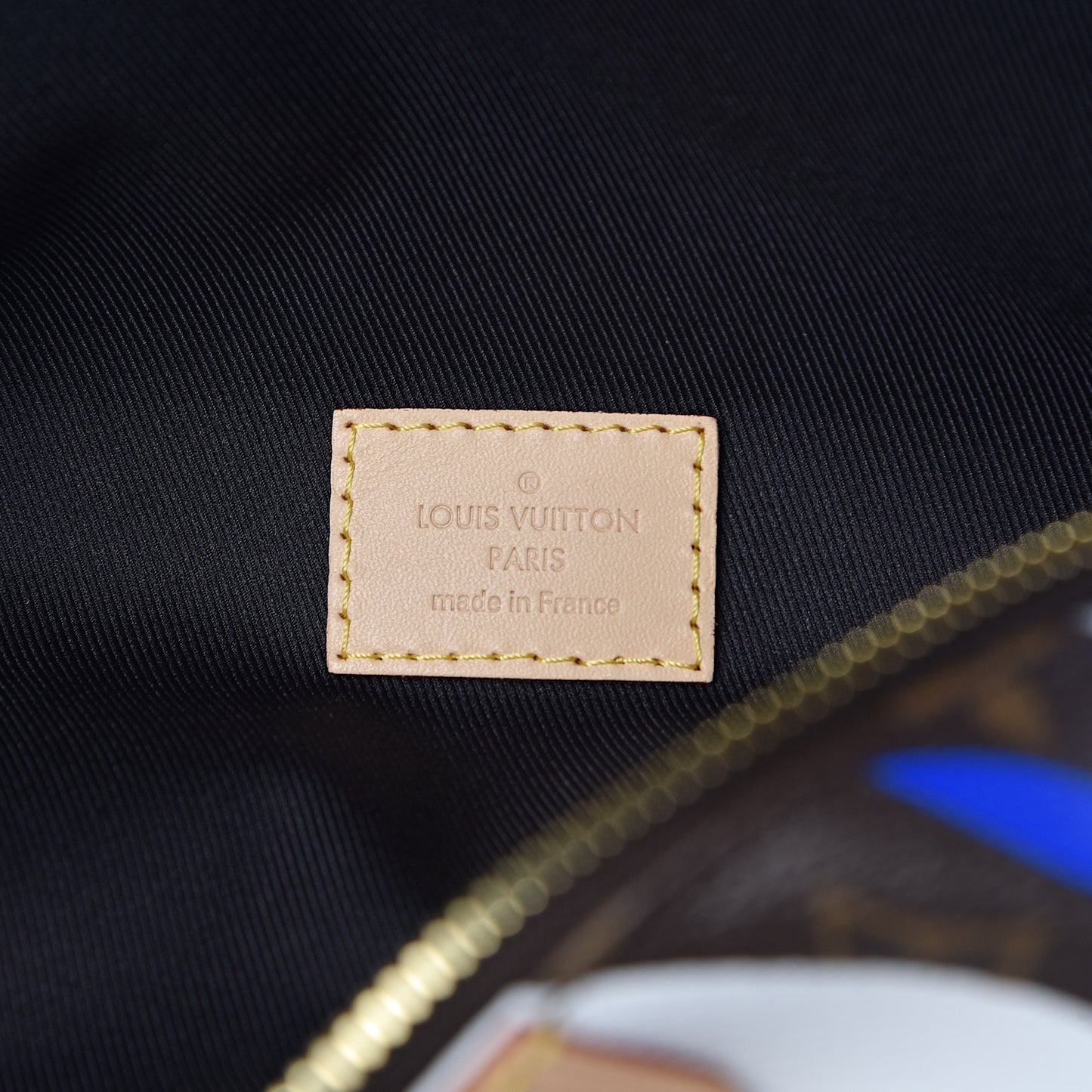 X LOL Monogram Bumbag Blue Silver