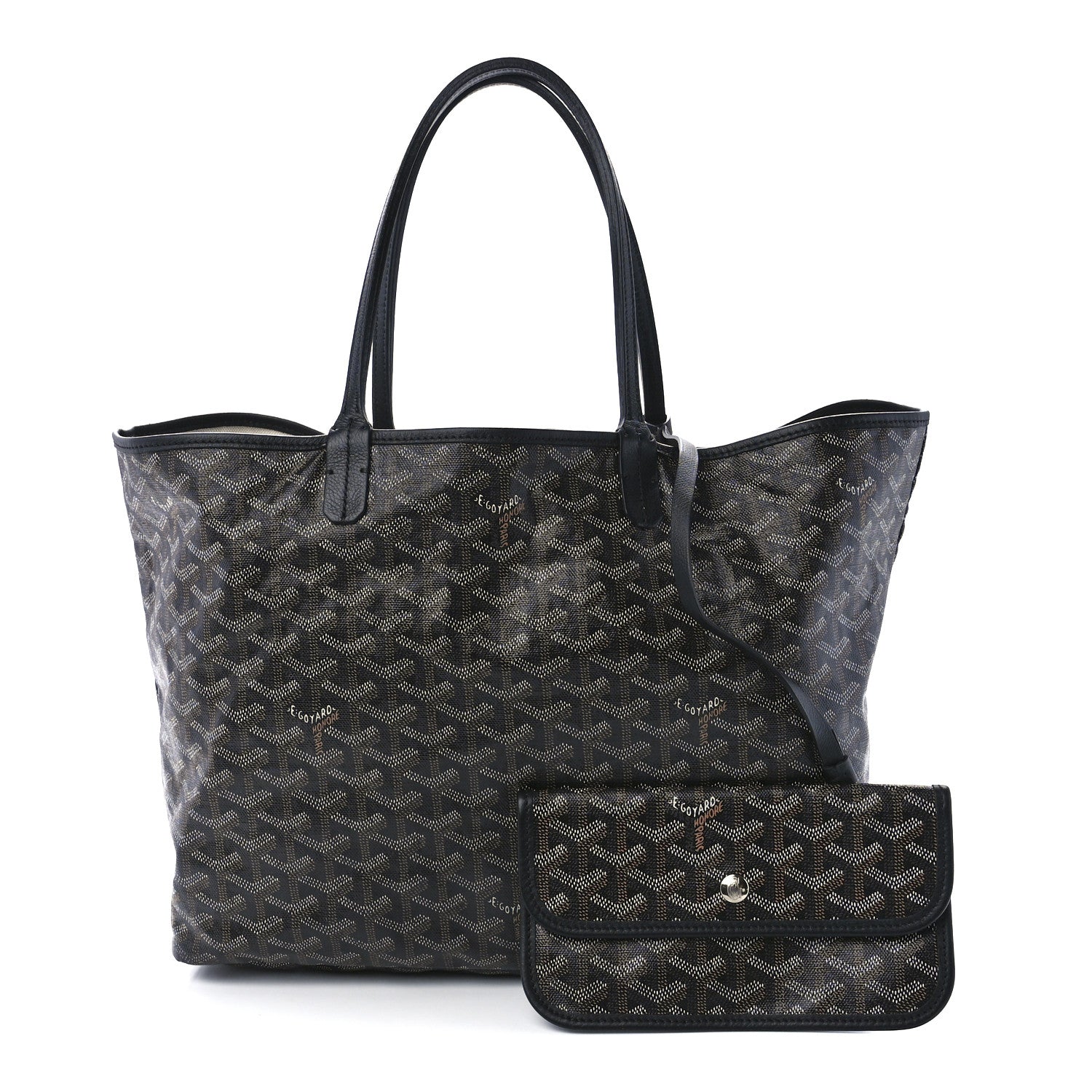 Goyard Goyardine Saint Louis PM Black 1 of 12
