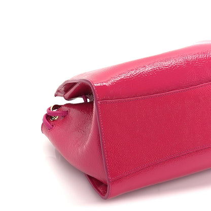 Mulberry Spongy Patent Calfskin Small Iris Tote  Pink 7 of 8