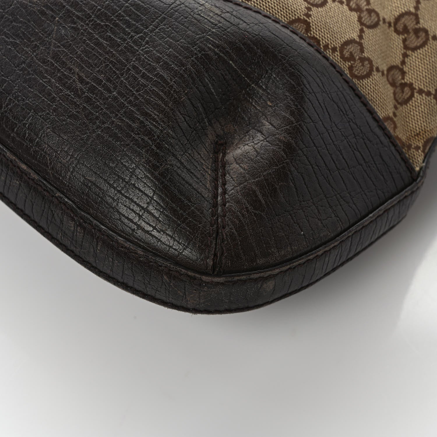 Gucci Monogram Hasler Hobo Dark Brown 11 of 14