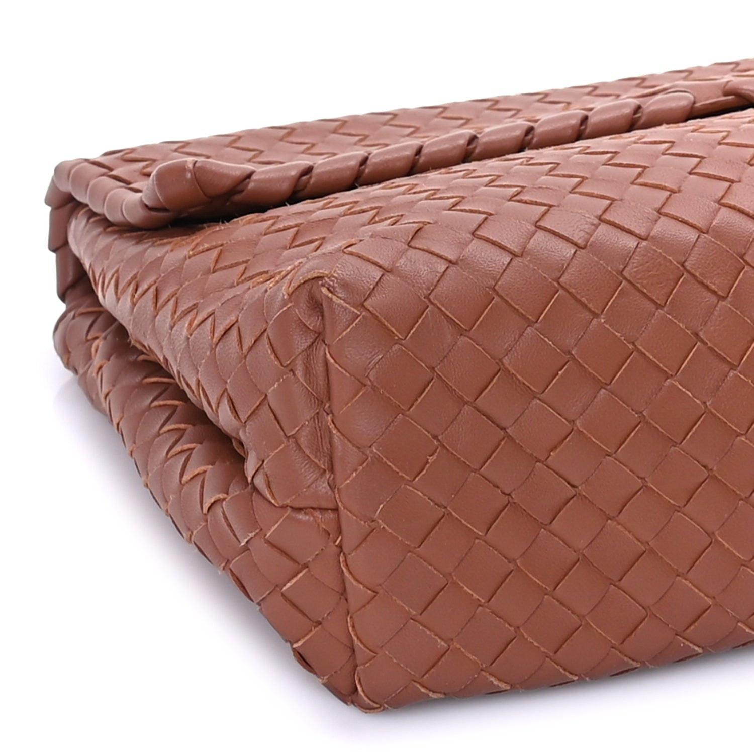 Bottega Veneta Nappa Intrecciato Olimpia Shoulder Bag Noce 7 of 7