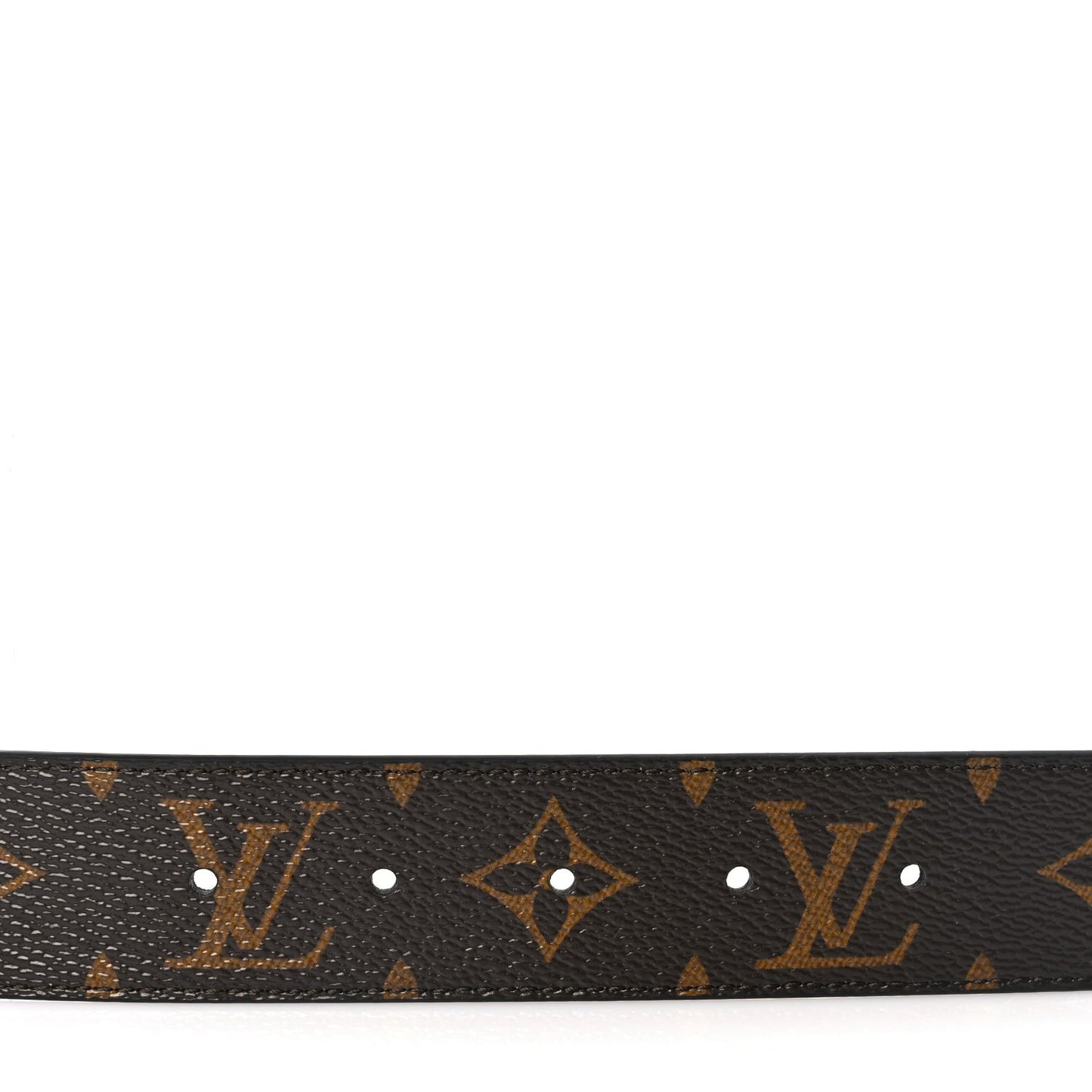 Monogram LV Circle 35mm Reversible Belt 80 32 Black