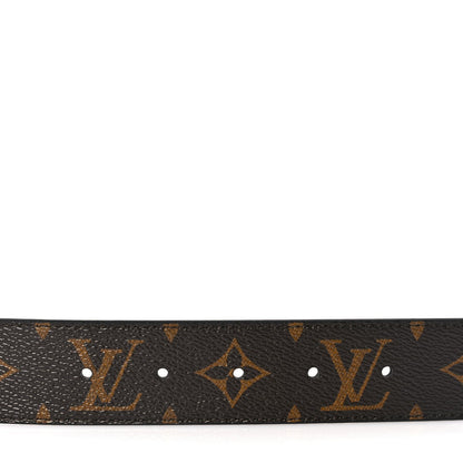 Louis Vuitton Monogram LV Circle 35mm Reversible Belt 80 32 Black 4 of 5