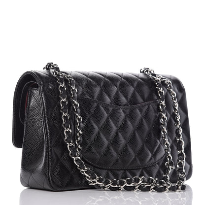Chanel Caviar Quilted Medium Double Flap Black 3 of 10