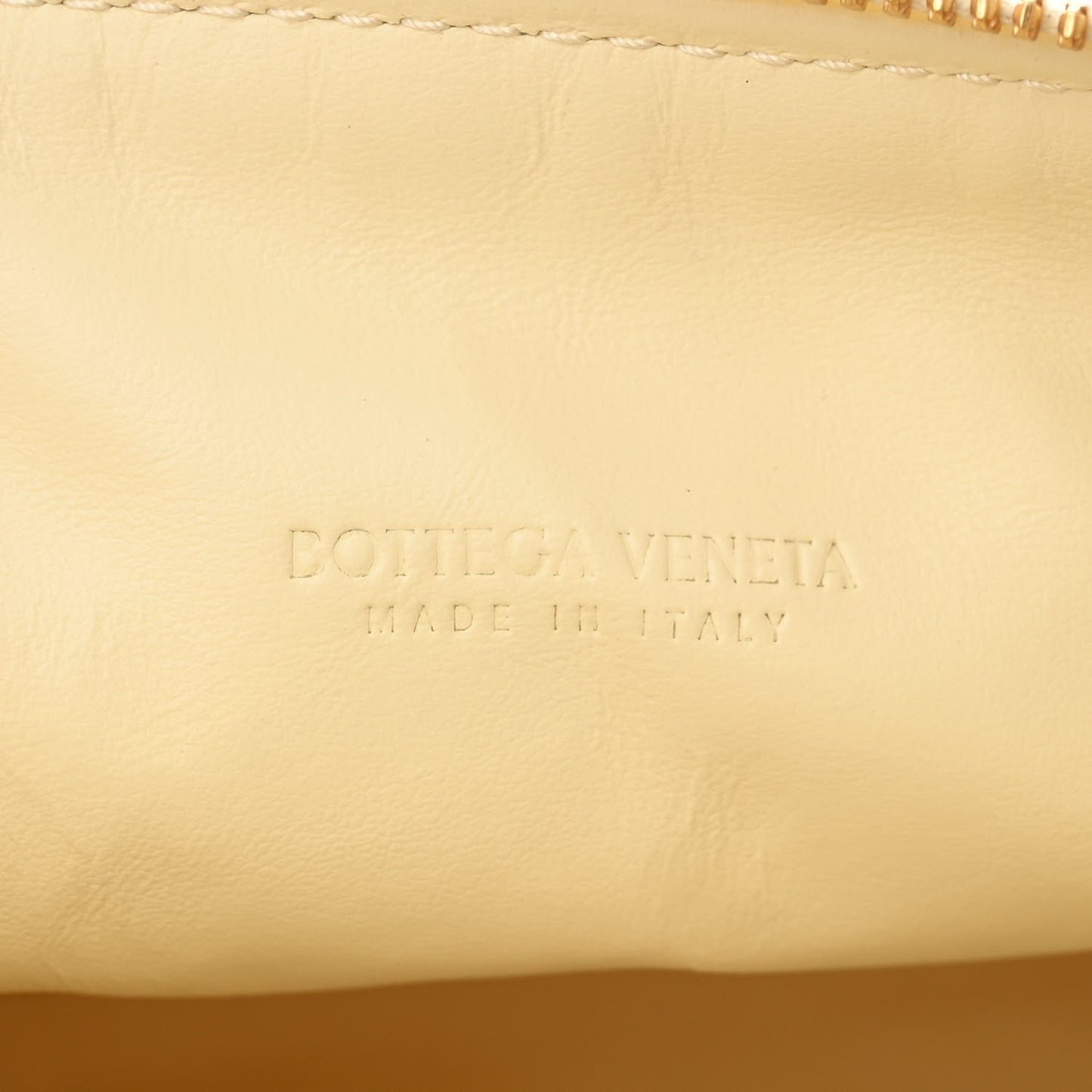 Nappa Intrecciato Mini Wallace Camomile