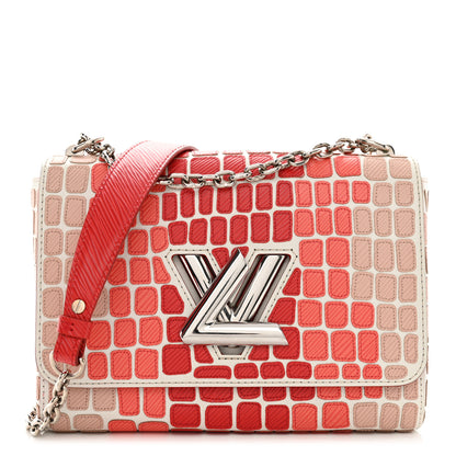 Louis Vuitton Epi Savane Twist Shoulder Bag MM Red 1 of 9