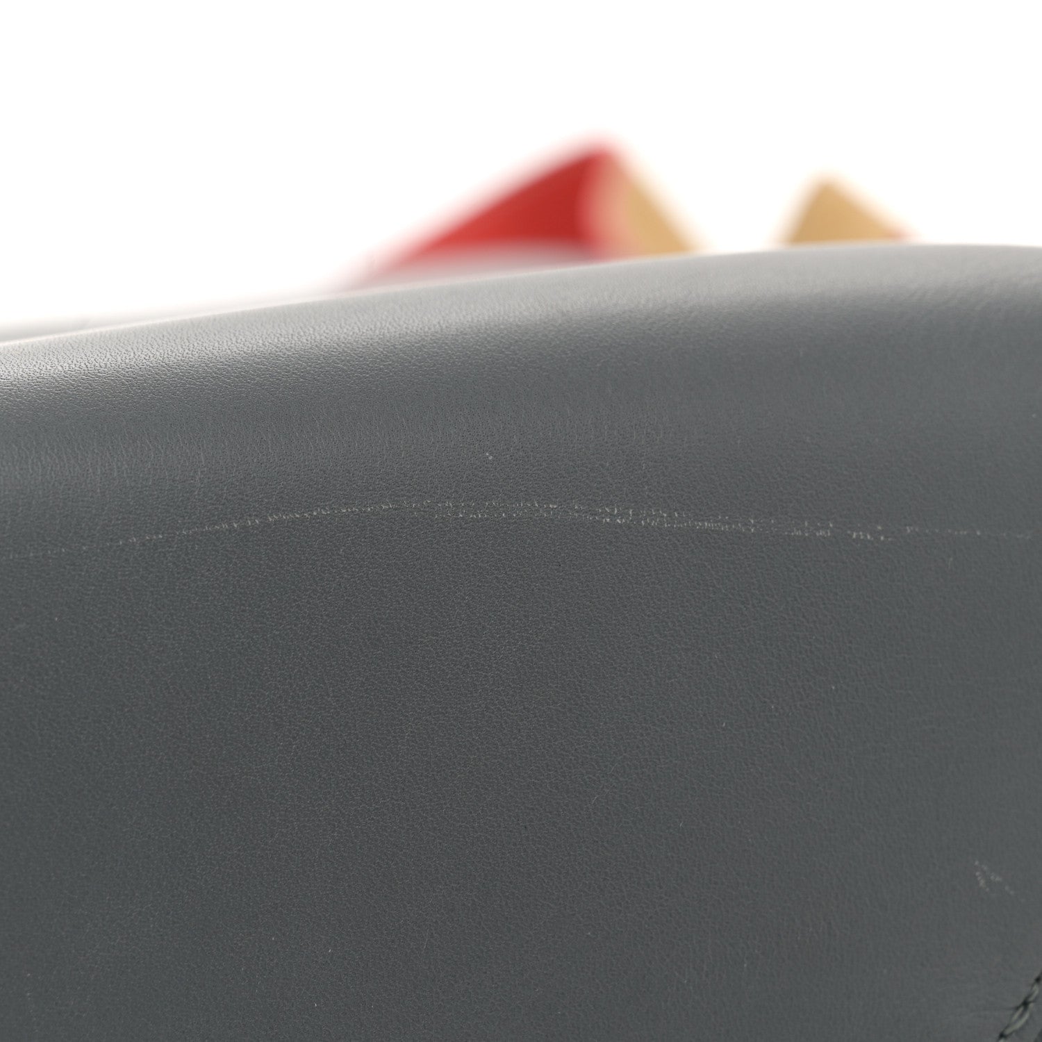 Celine Shiny Smooth Calfskin Small Twisted Cabas Kohl Cloud 15 of 15