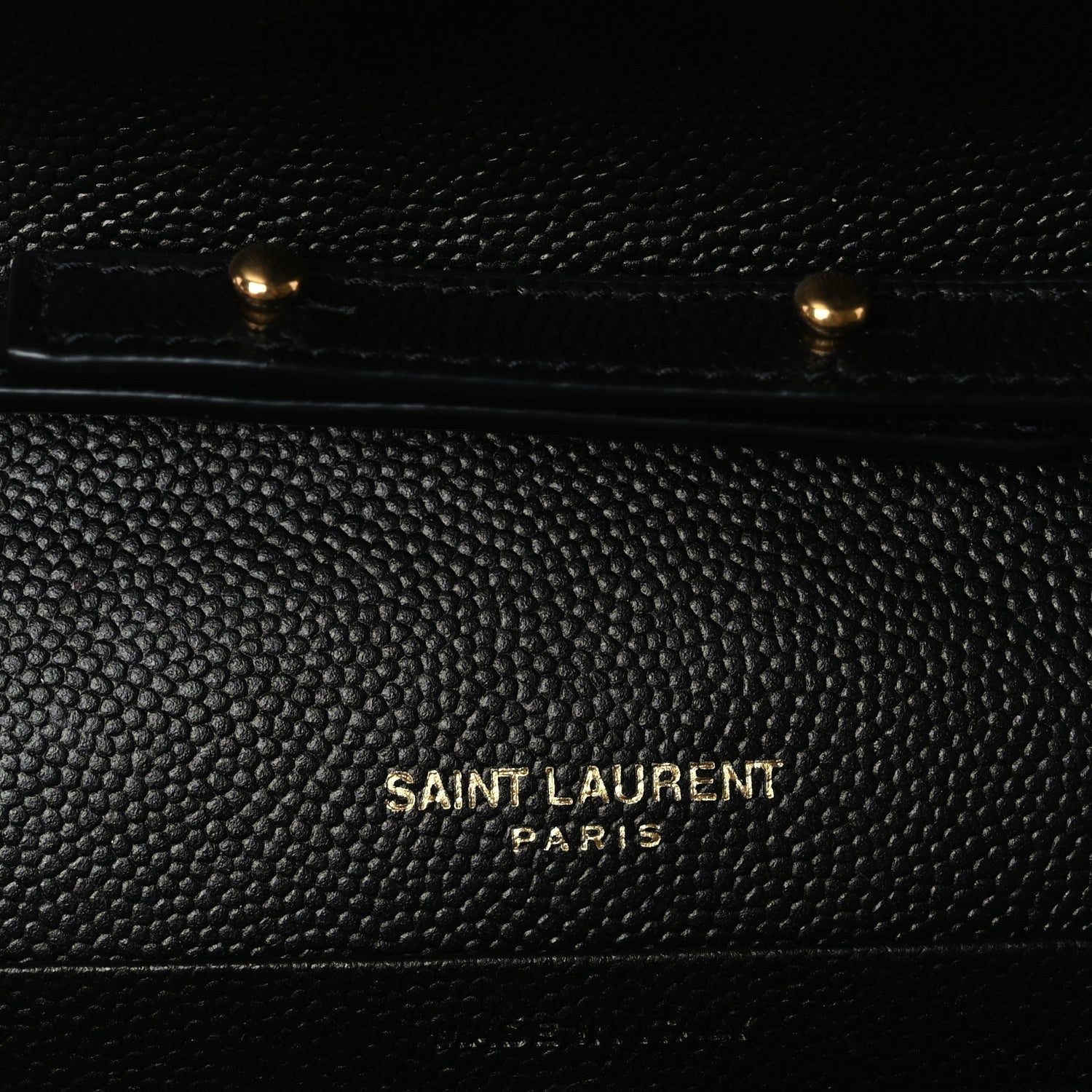 Saint Laurent Grain De Poudre Matelasse Chevron Monogram Chain Wallet  Black 5 of 8